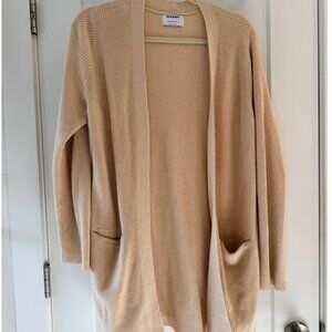 Longline Open-Front Sweater